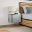 Daryana 50cm W Manufactured Wood Bedside Table-1366402229