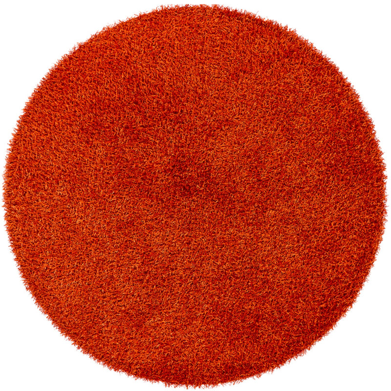 Tapis contemporain Everly Quinn Fanetta, Rond 7 pi 9 po