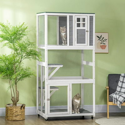 Maison d'extérieur pour chat 74 po
