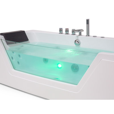 Rourke x Whirlpool Acrylic Bathtub with Tap