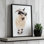 «Two Little Goats I» par Deborah Revell, reproduction d'art