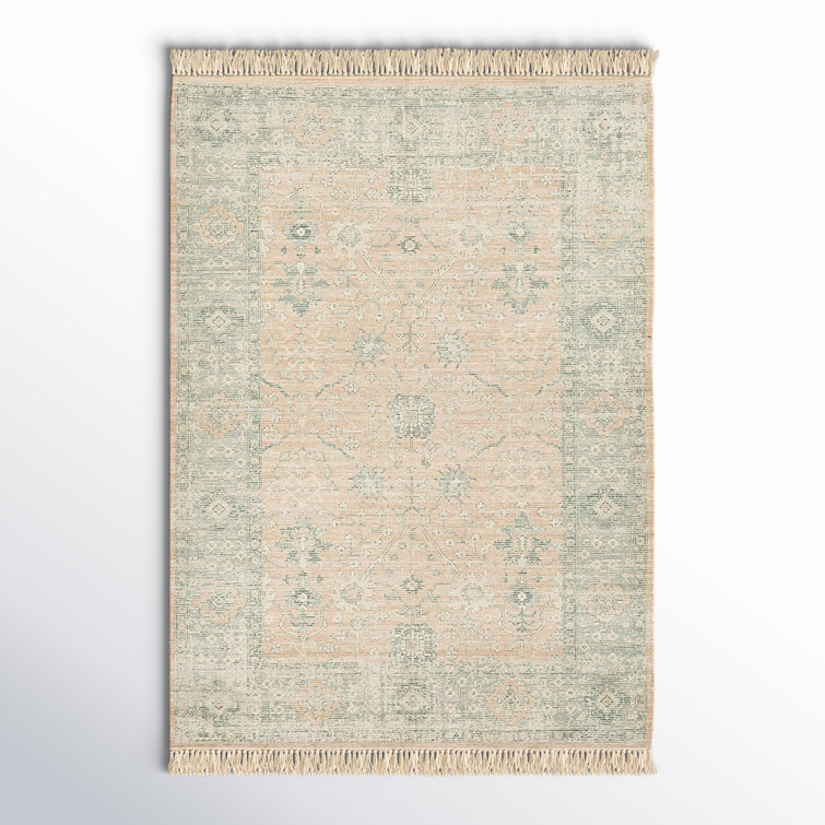 Wensley Oriental Flatweave Camel/Sage Area Rug