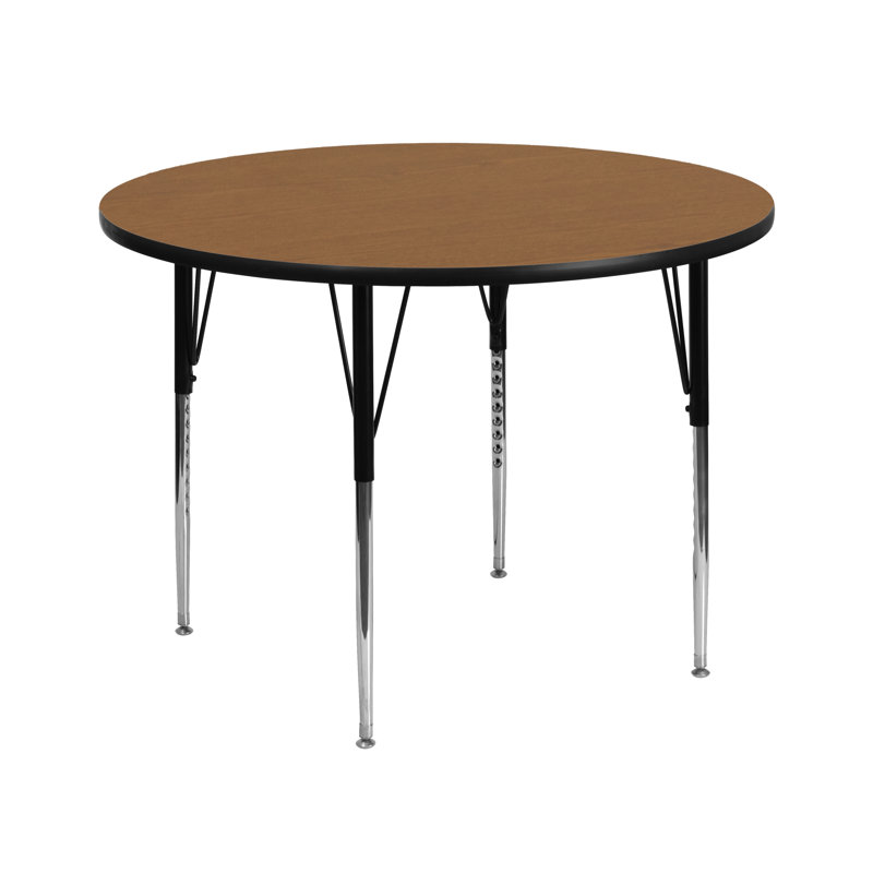 Table d'activité 42 po Goddard, Chêne, L 42 po x P 42 po x H 21,125 po à 30,125 po