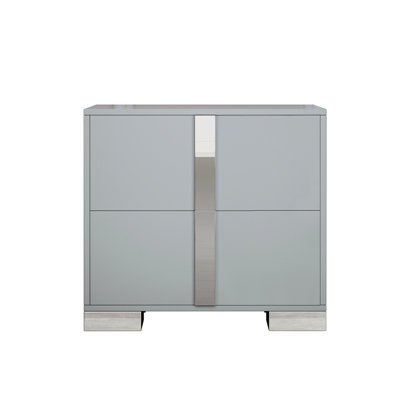 Gundela 23.3'' W Modern Nightstand with 2 Drawers