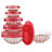 20-Piece Glass Bowls with Lids Set - Strawberry Design Mixing Bowls Set with Multiple Sizes