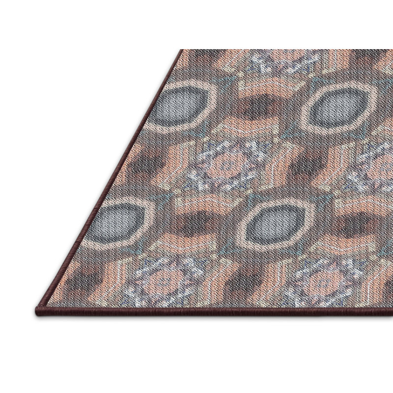 Geometric Indoor Rug, Rectangle 2' x 3'