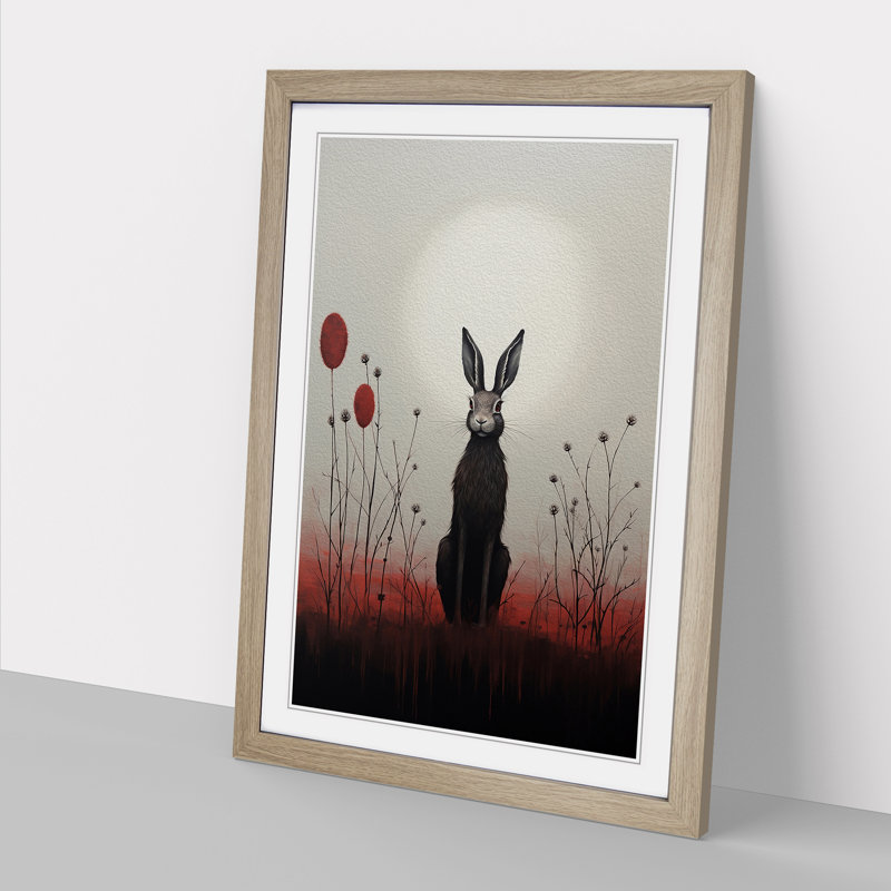 Hare Minimalism No.3 - Framed Print