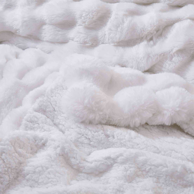 Ensemble d'édredon en duvet Marshmallow, literie toutes saisons douce et confortable, Blanc