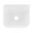 Loire 22" Wall Hung Bathroom Sink in Black Cast Iron