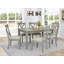 1Pc Grey Colour Rectangular Shape Table Dining Room Wooden Furniture