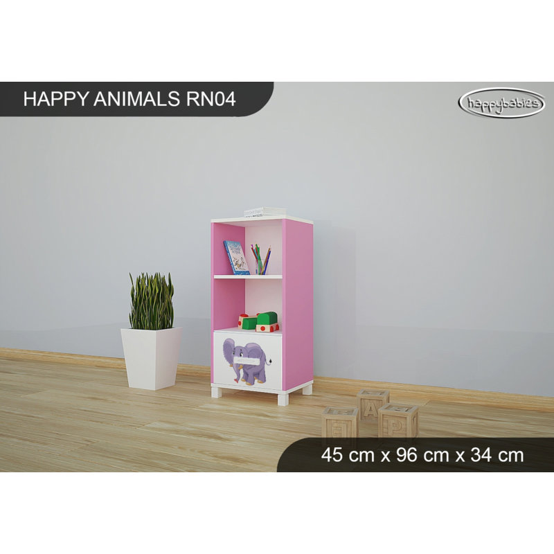 45cm W Animals Kids Cube, Pink
