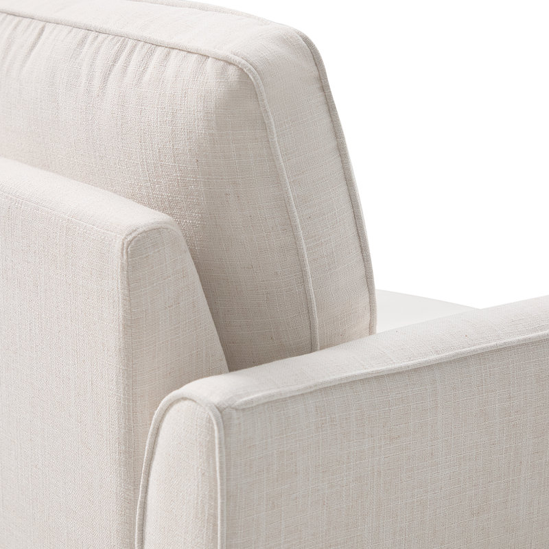 Fauteuil d'appoint pivotant 33 po Parker Farmhouse, Beige