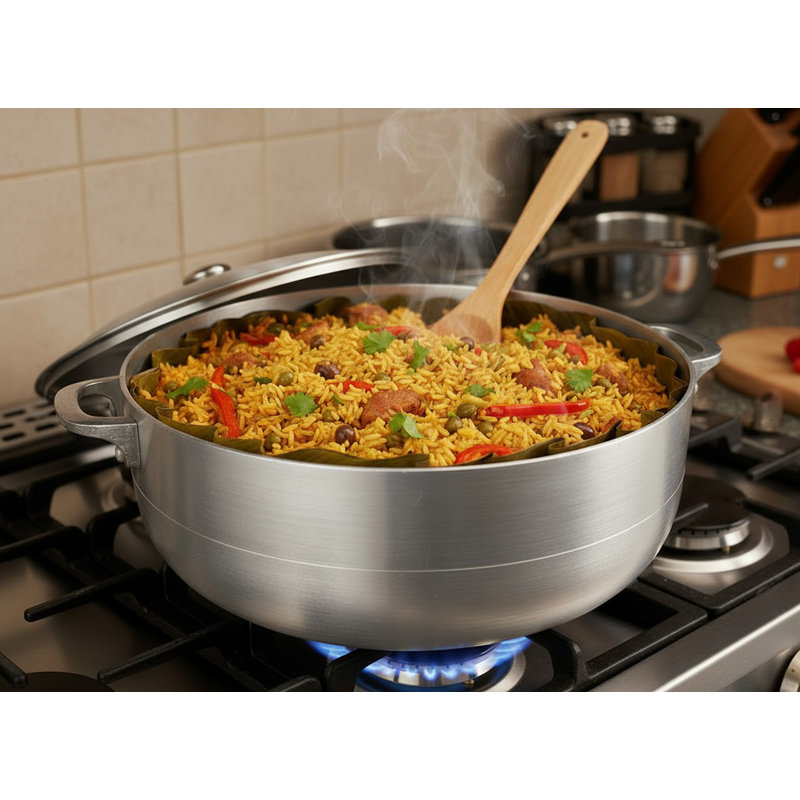 11.1 Qt Aluminum Caldero, #13, 11.1 quarts