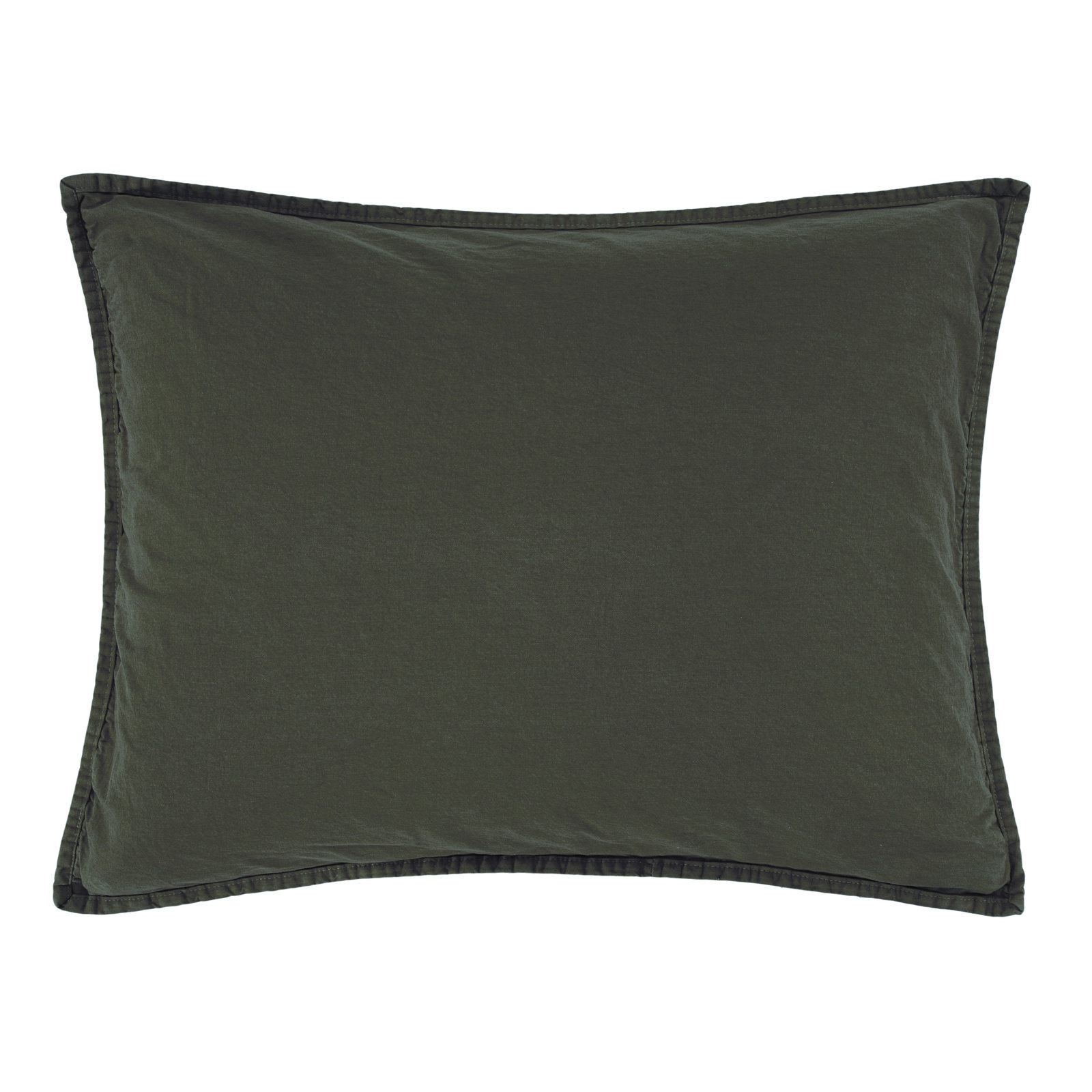 Cotton Canvas Stonewashed Shams, Duffle Bag, King