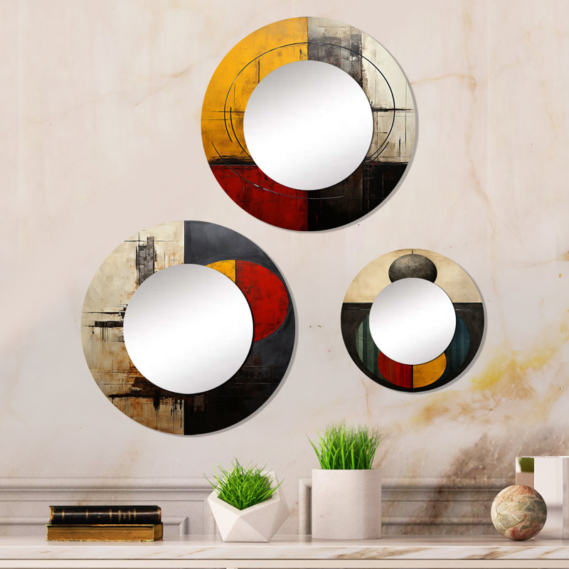 Miroir mural rond Greenhorn