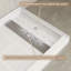 Base de douche rectangulaire avec ensemble de drain et couvercle de drain l 60 po x P 32 po-111287546
