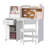 41.3'' W Kids Study Desk with Tiltable Desktop and Chair Set-250673008