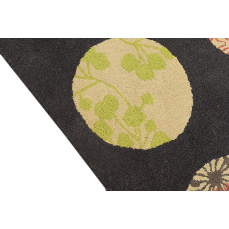 Tapis noir 5 x 8
