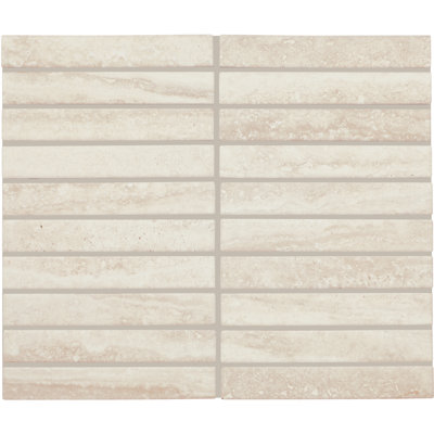 Carreau de mosaïque en céramique 1 x 6 Daltile Calligo avec technologie Defend (10 pièces par carton) (8,30 pieds carrés par carton)