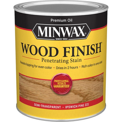 Minwax 70004 Qt Ipswich Pine 221 Semi-Transparent Stain-1PK