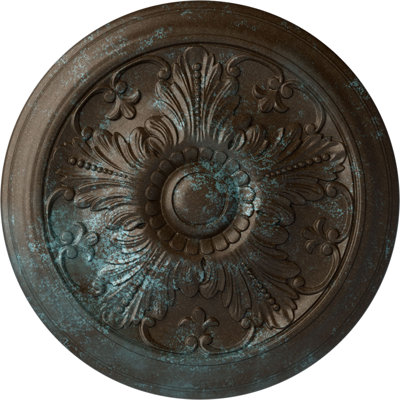 Médaillon de plafond H 16,875 po x l 16,875 po x P 3,5 po Vienna