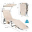 Chaise longue inclinable et pliable Omari-1303248113