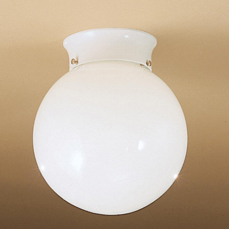 Ceiling Space Glass Flush Mount
