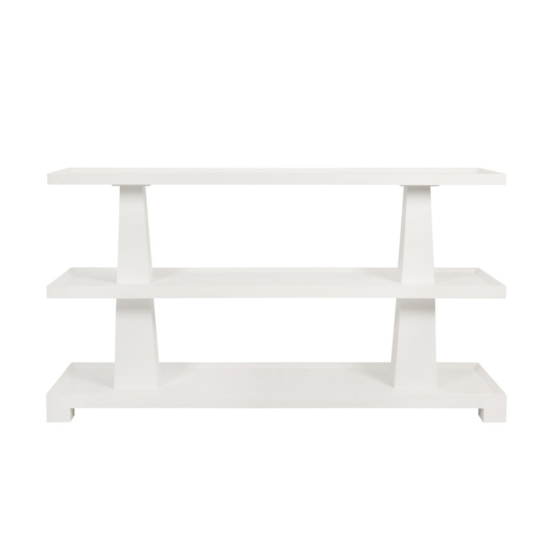 62'' W Console Table, White