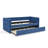 Daybed with Twin Size Pop-up Trundle Upholstered Tufted Sofa Bed, Twin Size, Boucle Fabric (83"x43"x29.5")-1032171801-1032171803
