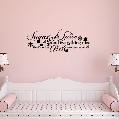 Text & Numbers Non-Wall Damaging Wall Decal