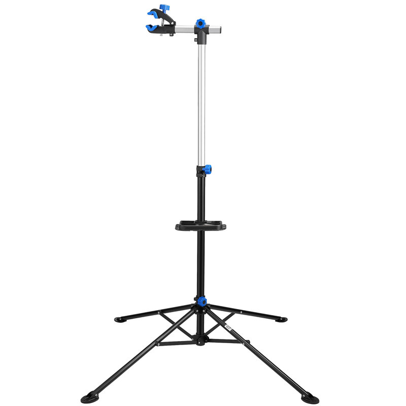 Bike Repair Stand - 360-degree Rotating Bike Stand for Maintenance - Tool Tray, Clamps for 1-1.5-inch Frame, Telescoping, Foldable Design by RAD Cycle