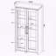 Armoire haute en bois d'ingénierie à 2 portes Myerson Grey Driftwood - 69 po de hauteur avec tablettes amovibles