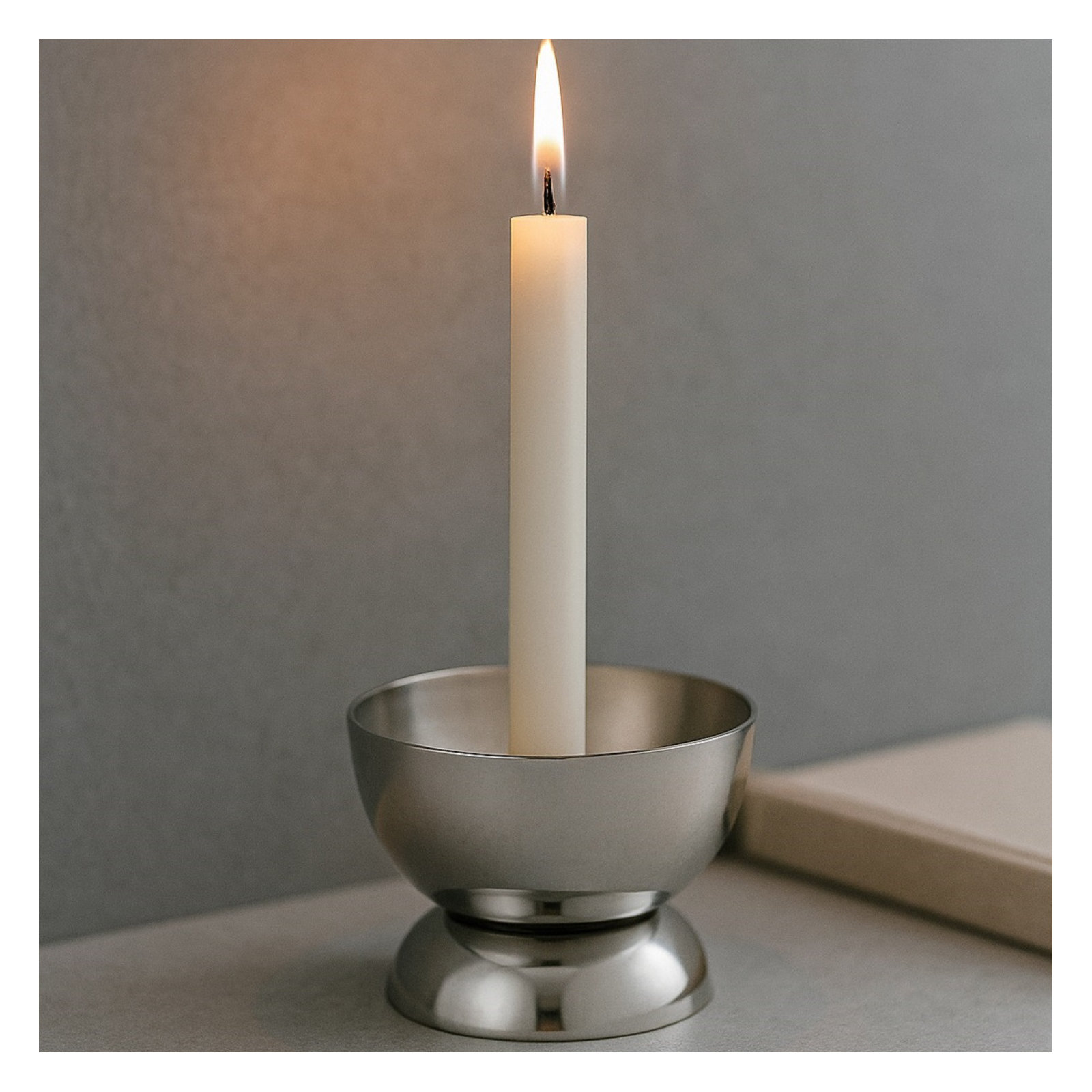 Iron Candle Holder Round