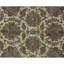 Tapis doré et rouille de haute qualité noué à la main