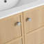 Meuble-lavabo en contreplaqué de chêne - 2 portes à fermeture douce pour plus de commodité 24 po-247637128