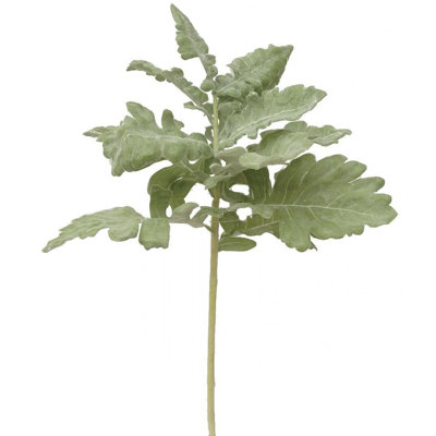 Faux plantes et arbres Frosted Dusty Miller