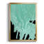 Bleu sarcelle Cascade I - reproduction de cadre photo-87967281-87967282