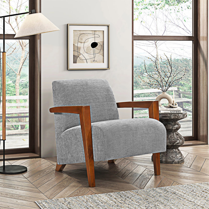 Armchair Accent Chair, Grey