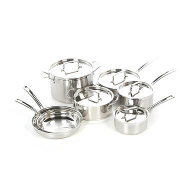 Cuisinart MultiClad Pro MCP194 20N Saucepan with cover 1 gal - Office Depot