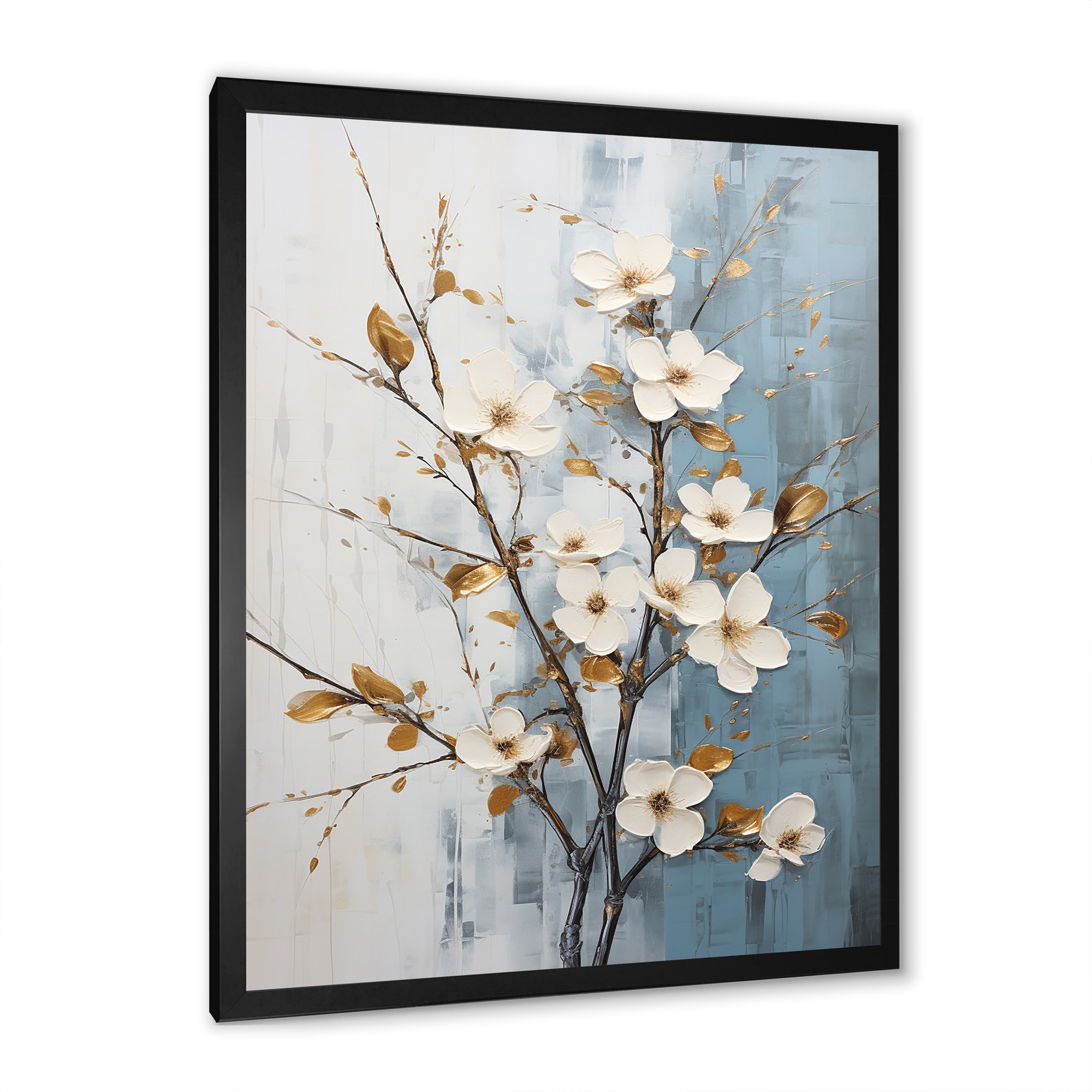 Winston Porter White Dogwood Blossom Escape On Canvas Print | Wayfair