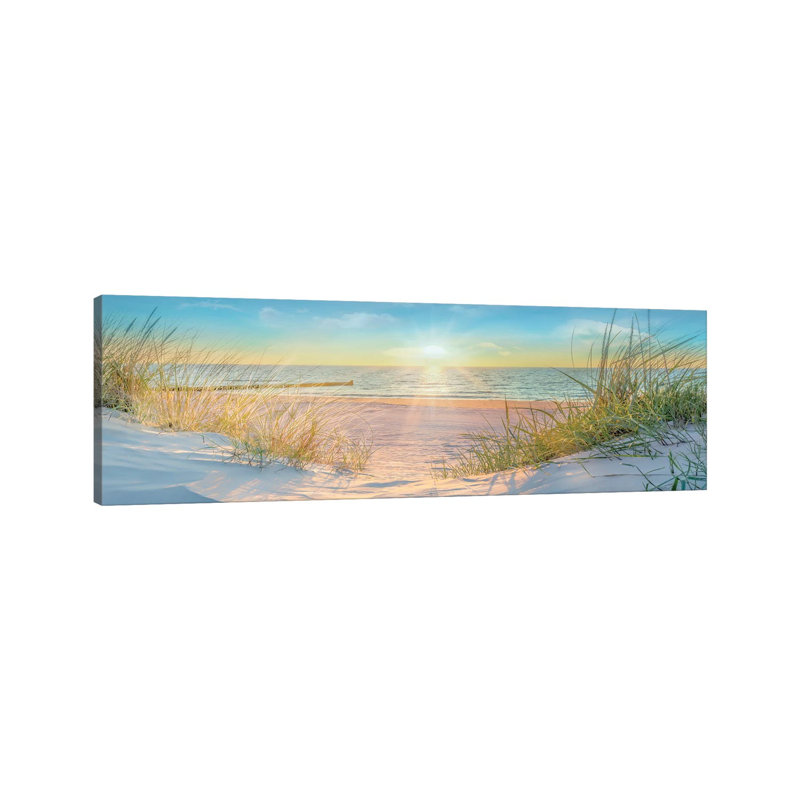 Waiting For Me by Mike Calascibetta - Floater Frame Panoramic Print on Canvas, 121.92 cm H x 40.64 cm W x 1.91 cm D, Unframed