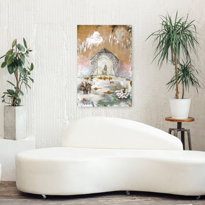 O O Night Night, art contemporain abstrait cheval
