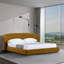 Lambert - Lit tapissier moderne en tissu orange brûlé-1273871597-1231395516