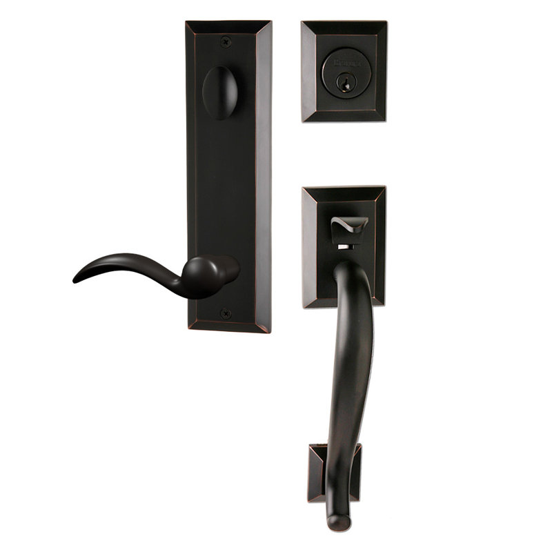 Bravura 913-909 Active Savannah Handleset with Columbus Lever in Oil Rubbed Bronze - R, Oil Rubbed Bronze, Left