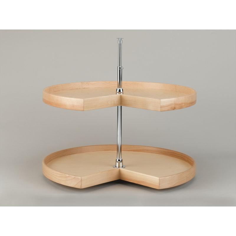 Plateau tournant en bois naturel Rev-A-Shelf, H 32 po x l 32 po x P 21,58 po