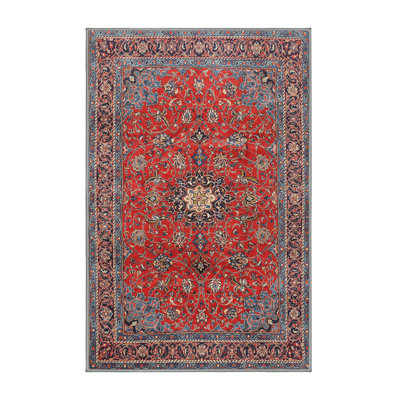 Tapis traditionnel rouge / brun Fyllia