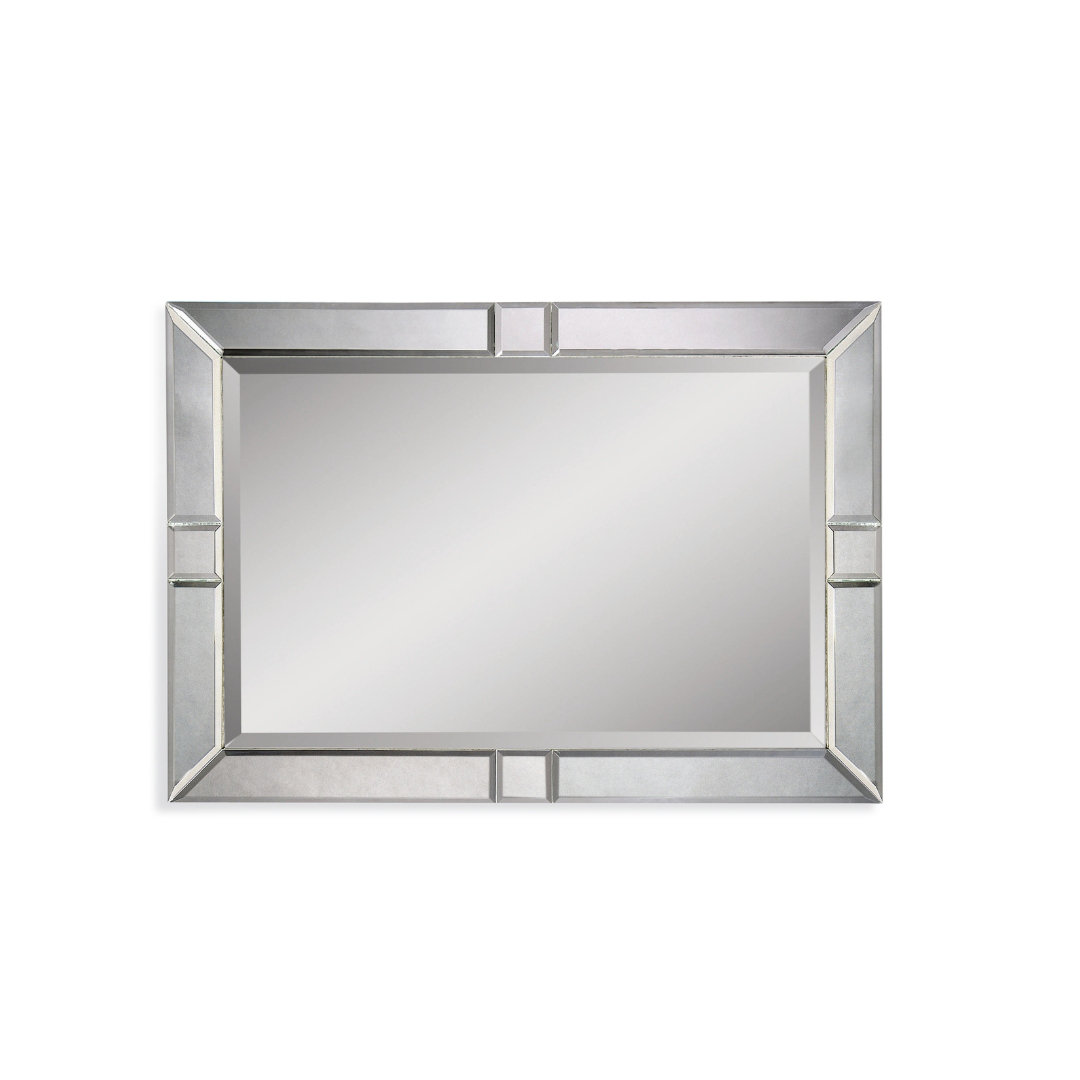 Wood Rectangle Wall Mirror Latitude Run®