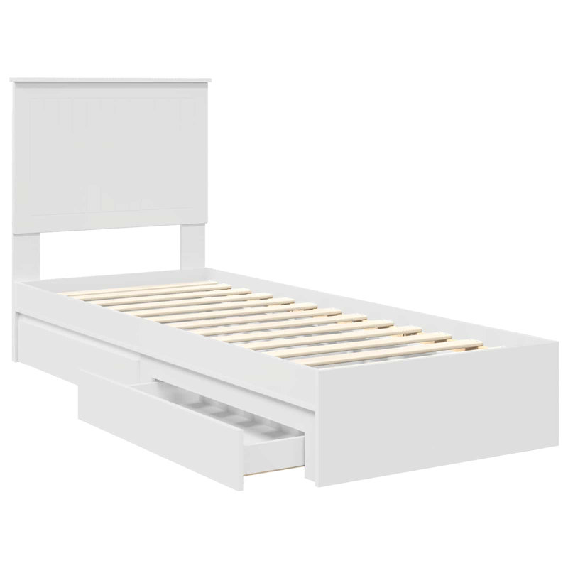 Bed, Small Single (2'6), White