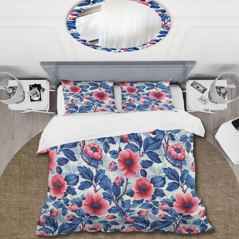 Ensemble de housse de couette Traditional, Housse de couette simple et deux taies décorative