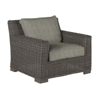 Rustic Woven Lounge Chair